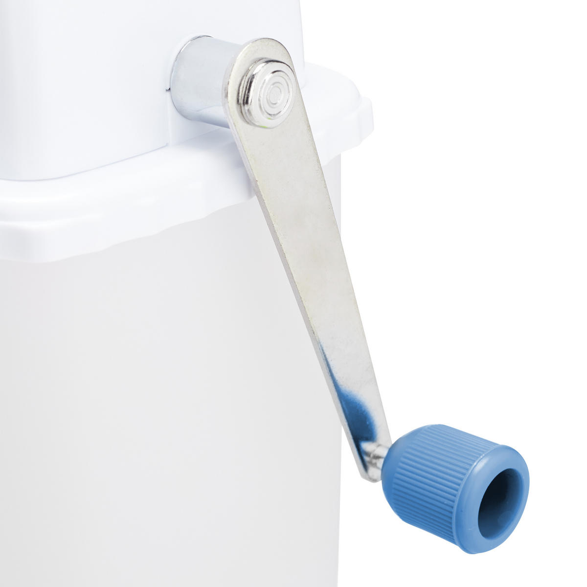 DRVIČ ľadu - biela, kov/plast (12.5/24/16cm) - Relaxdays