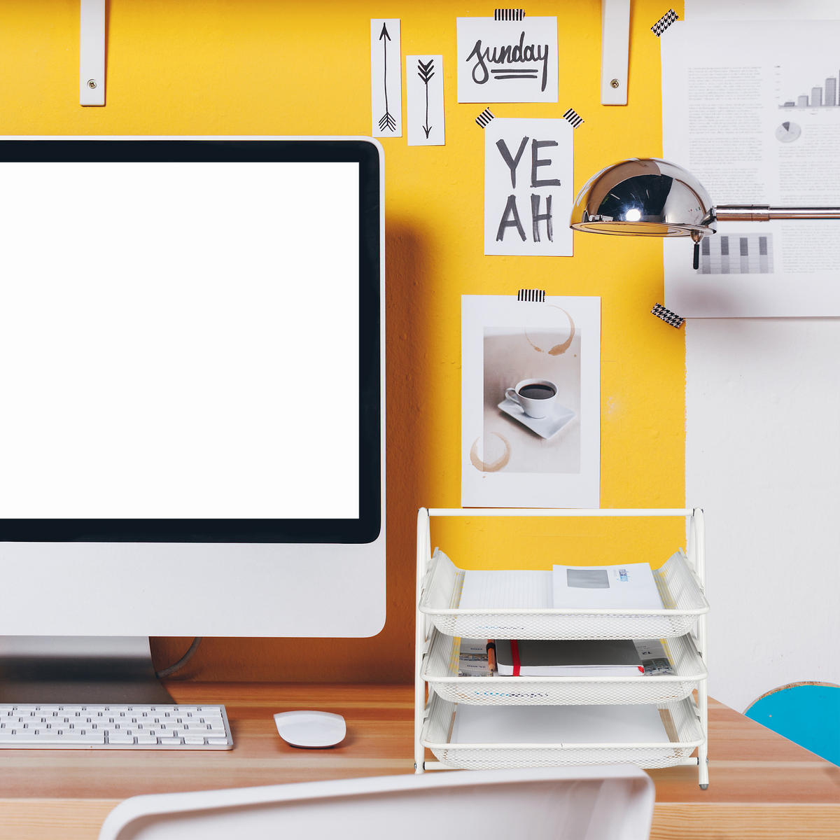 UKLADANIE dokumentov - biela, kov (29.5/26.5/35.5cm) - Relaxdays