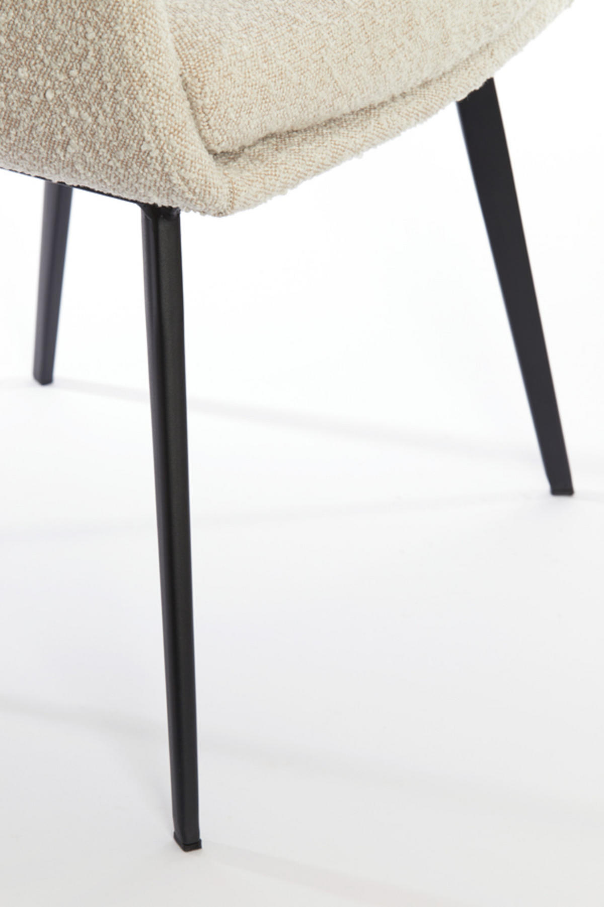ESSZIMMERSTUHL Leone Braun 59/58,5/82 cm - Weiß, Textil (58.5/82/59cm) - Light & Living