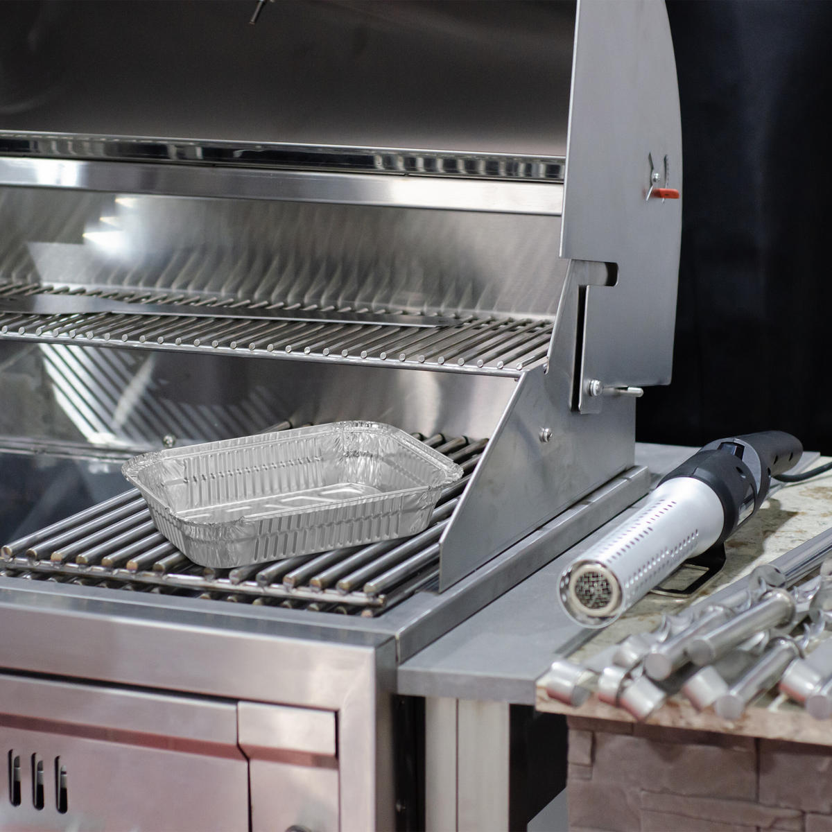 50XALUSCHALEN - Silberfarben, Metall (13/18.5/4.5cm) - Relaxdays