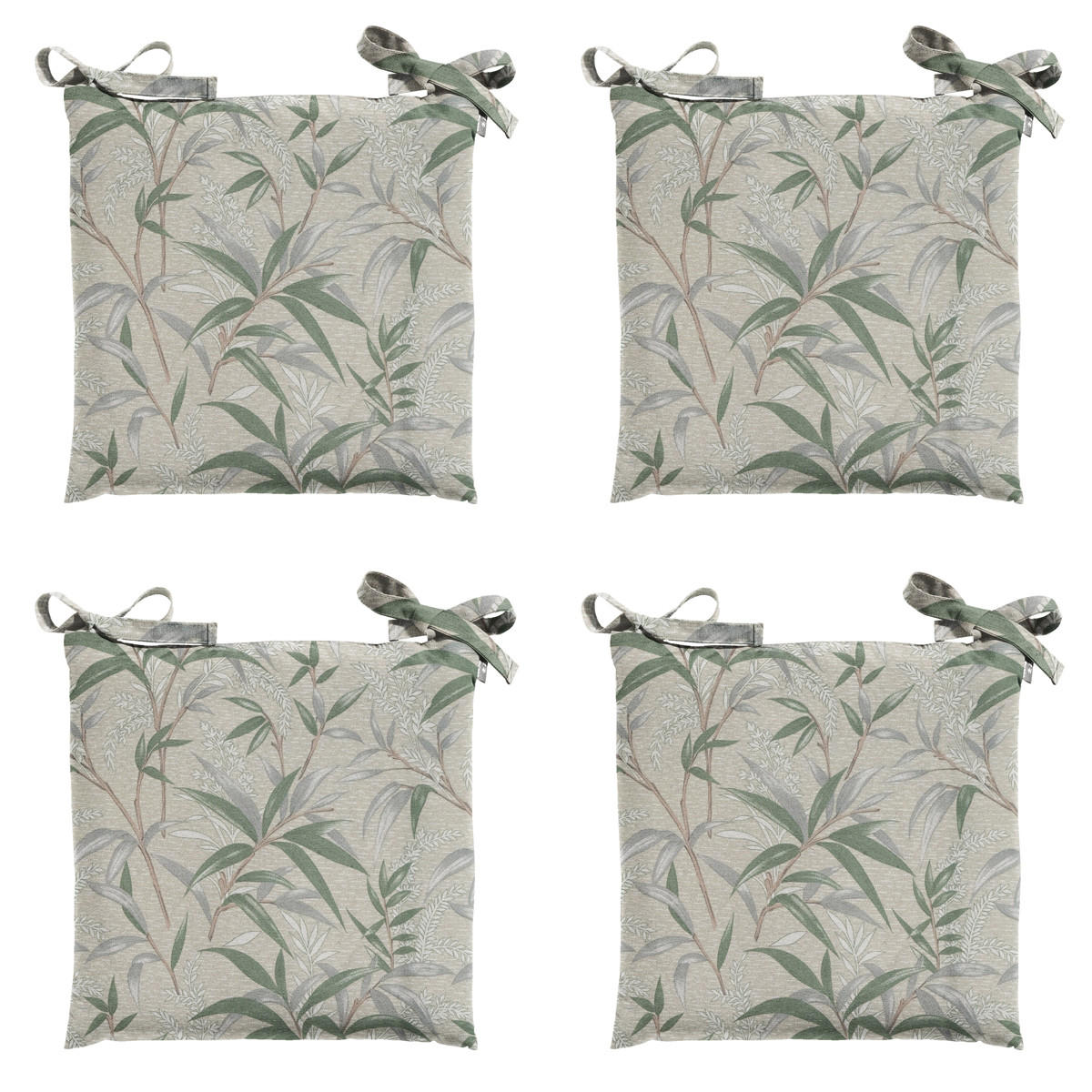 SITZKISSEN Palma 46/46 cm 4er-Set - Multicolor, Textil (46/8/46cm) - Madison