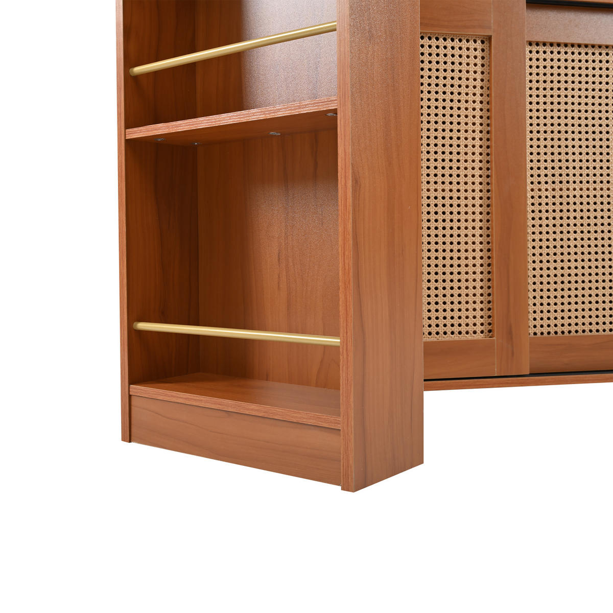 BARTISCH Braun 138-193/39/104 cm - Braun, Holzwerkstoff (39/104/193cm) - Urban Meuble