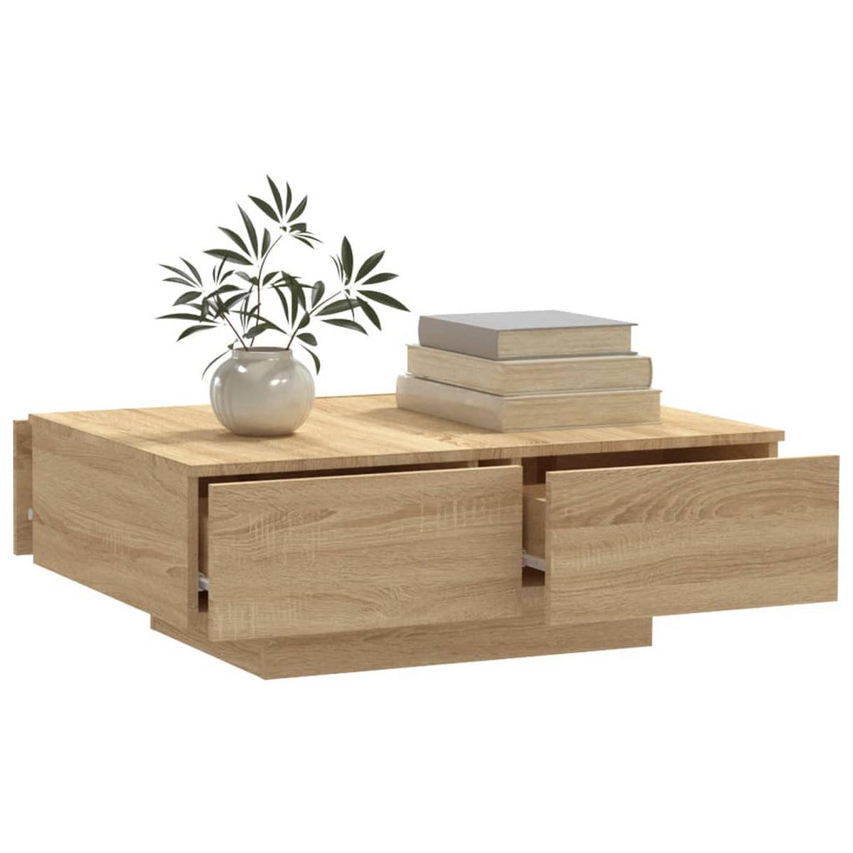 COUCHTISCH Sonoma-Eiche 90x60x31 cm Holzwerkstoff - Braun, Holzwerkstoff (60/90/31cm) - furnicato