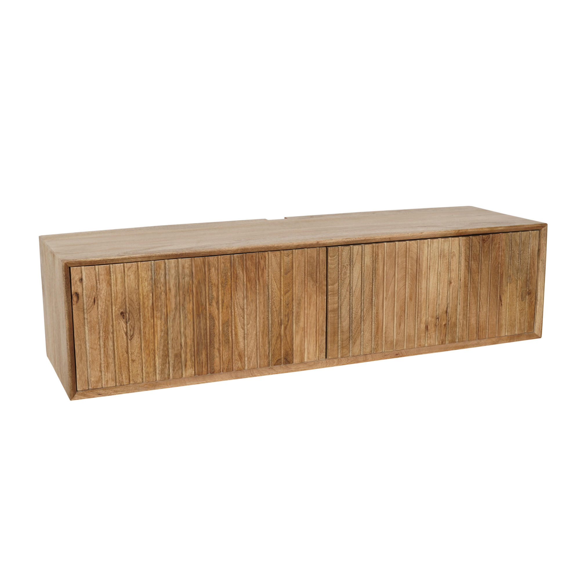 LOWBOARD Dimora Mangoholz 120 cm / 35 cm Natur - Naturfarben, Holz (120/30/35cm) - Villa Möbel