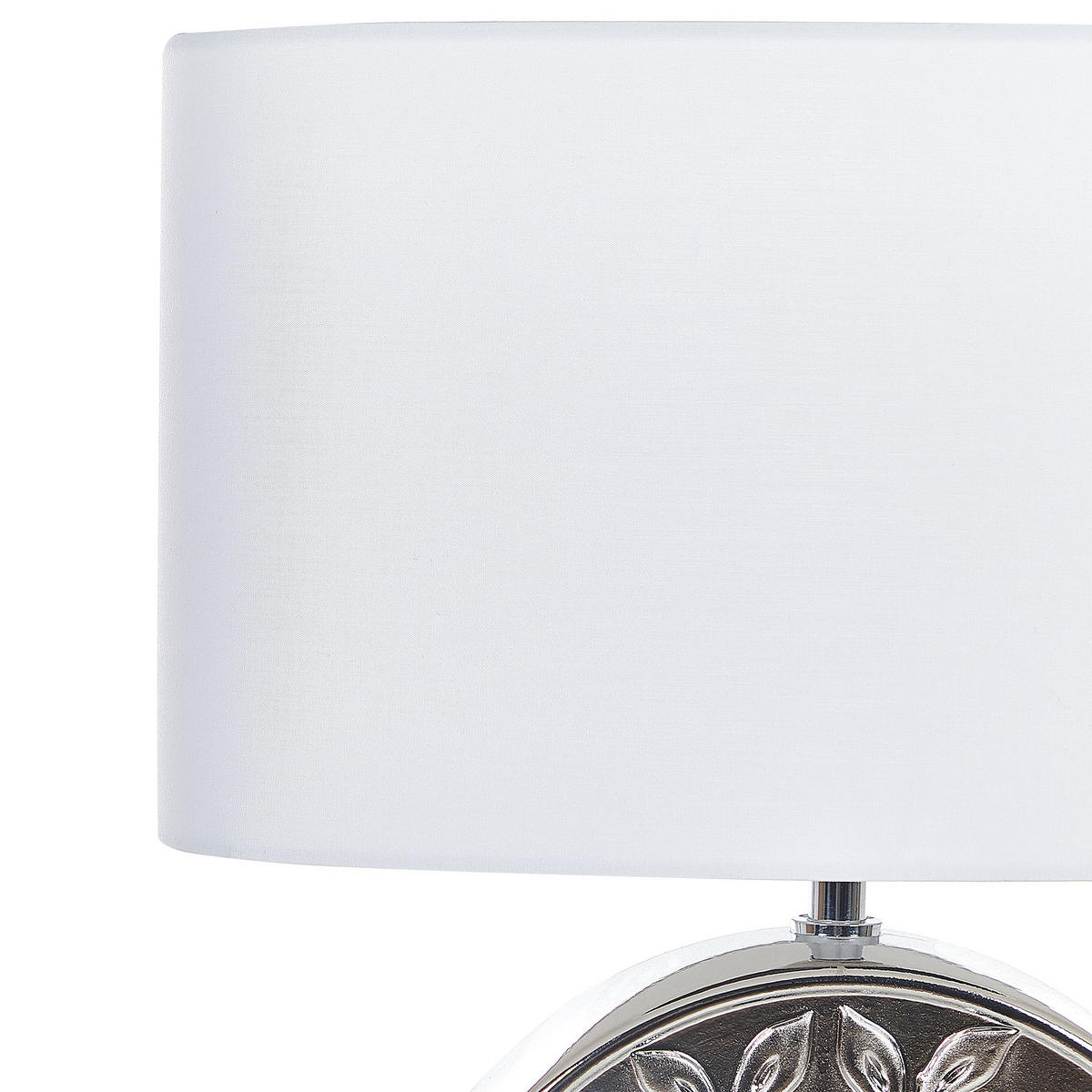 TISCHLAMPE Kherlen 20/38/48 cm - Silberfarben, Keramik (20/38/48cm) - Beliani