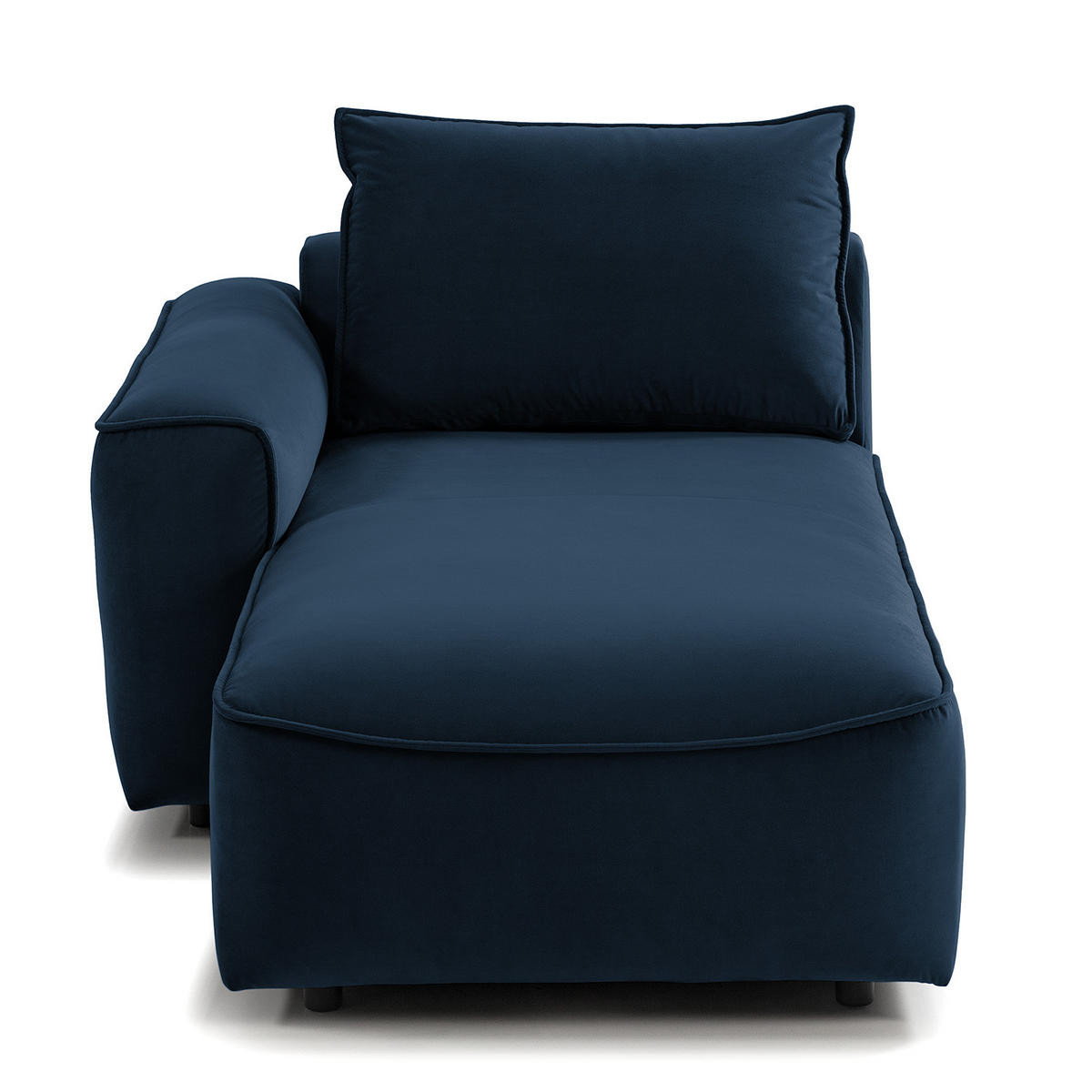 MODULLONGCHAIR - Dunkelgrau, Holz/Textil (170/82/105cm) - home24