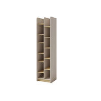 BÜCHERREGAL VETTA 55x42x195 cm, Regal Beige - Beige, Holzwerkstoff (55/195/42cm) - MASSENO