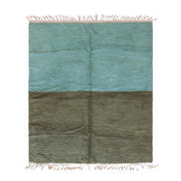 BERBERTEPPICH Design handgeknüpft 223x 265 cm - Grün, Naturmaterialien (223/265cm) - AFK Living