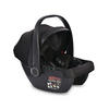 BABYSCHALE i-Size Aria Luxe schwarz (40 - 87 cm) verstellbar, Memory-Schaum - Schwarz, Kunststoff (43/59/68cm) - Lorelli