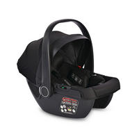 BABYSCHALE i-Size Aria Luxe schwarz (40 - 87 cm) verstellbar, Memory-Schaum - Schwarz, Kunststoff (43/59/68cm) - Lorelli