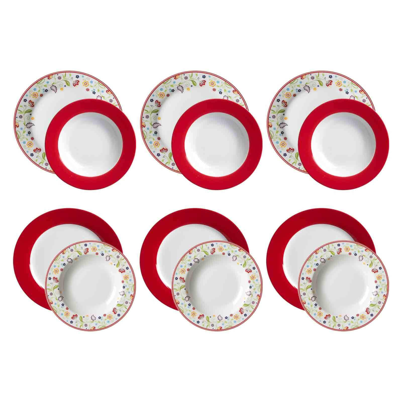 TAFELSERVICE Shanti Doppio bunt 12er Set - Multicolor, Keramik (1/1/1cm) - Ritzenhoff Breker