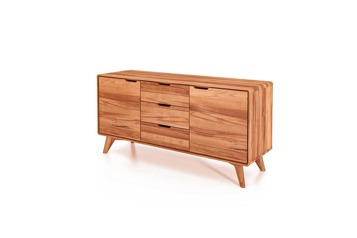 KOMMODE GREG Kernbuche - Kernbuche, Holz (134/63/40cm) - byoak