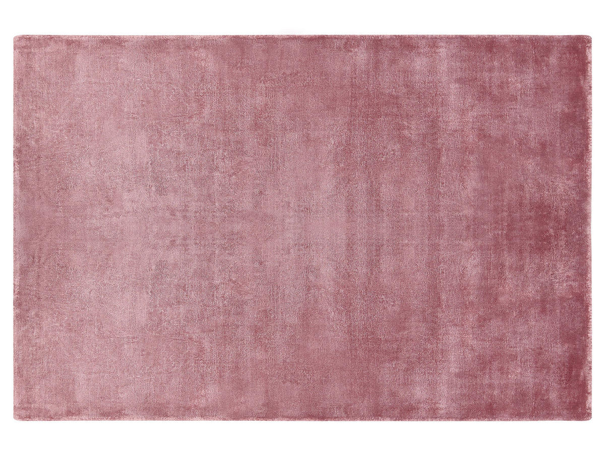 KURZFLOR-TEPPICH Gesi II 230/160 cm - Pink, Naturmaterialien (160/230cm) - Beliani
