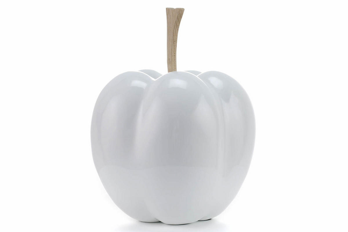 SKULPTUR Weiß 30/24 cm - Weiß, Stein (30/24/24cm) - KUNSTLOFT