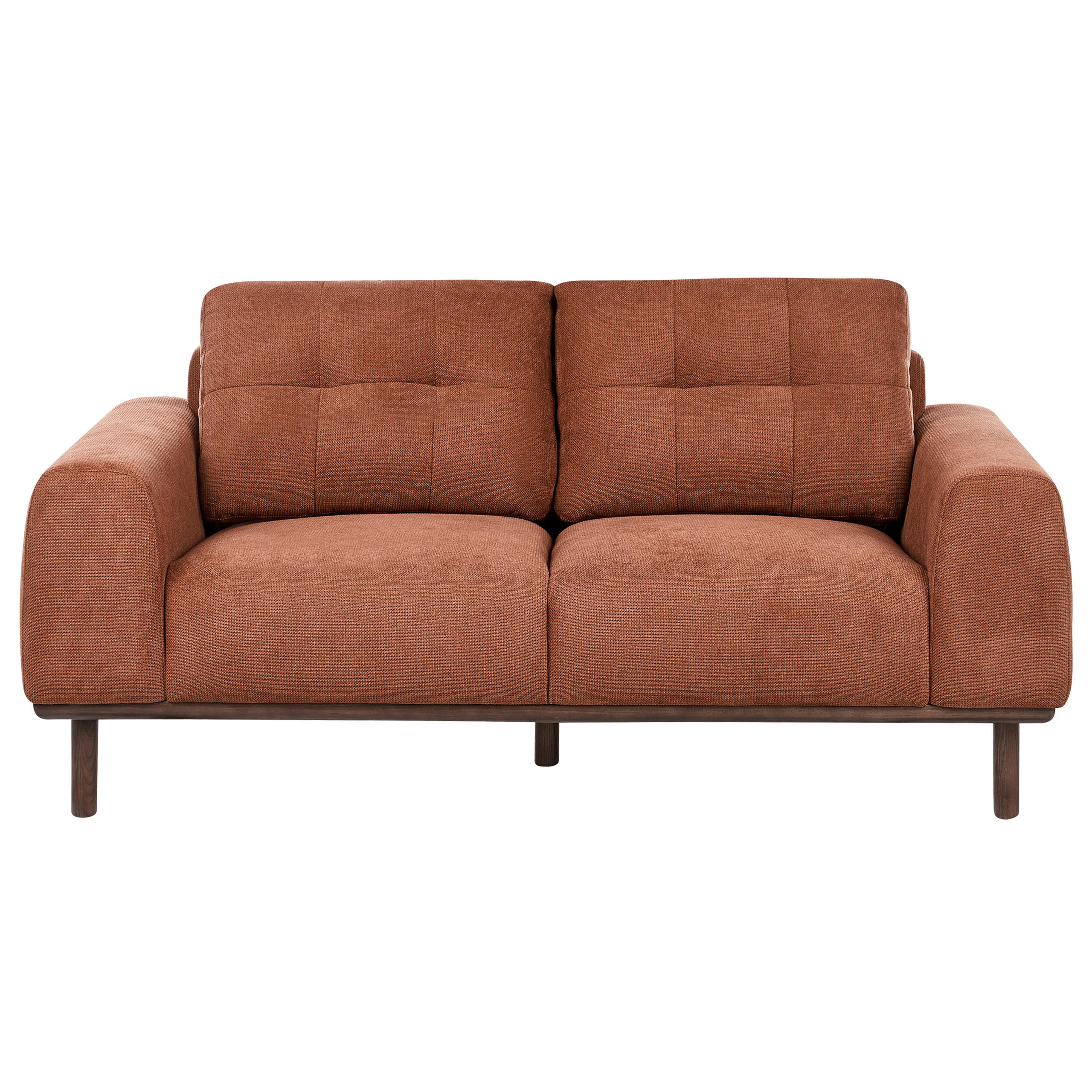 2-SITZER-SOFA Stoff Goldbraun Laurila - Goldfarben, Textil (170/71/92cm) - Beliani