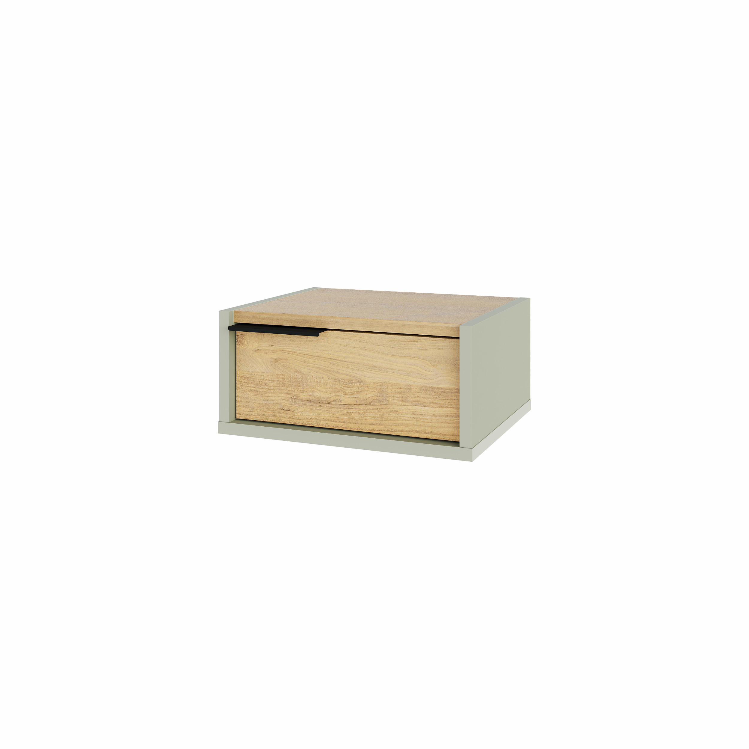 Decortie Nachttisch Eiche 40x18.5x33 cm