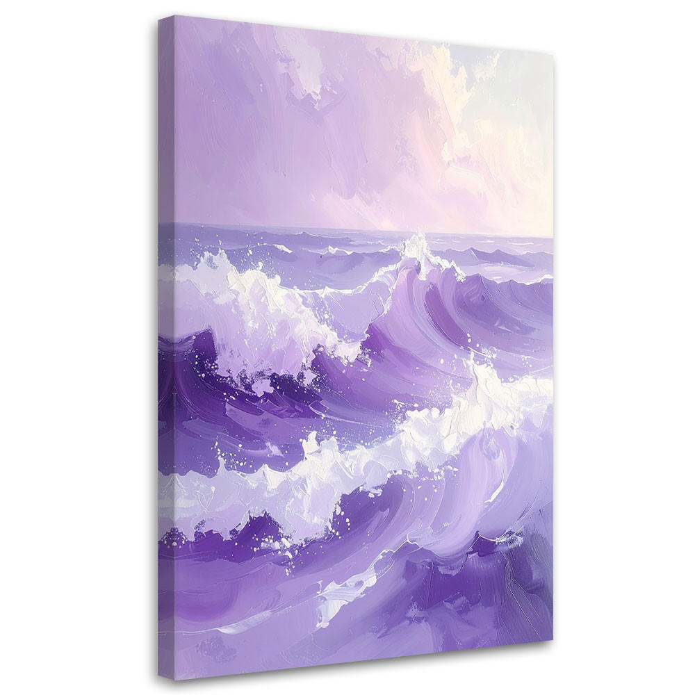 LEINWANDBILD Natur und Botanik 70x100cm - Lila, Textil (70/100cm) - Feeby