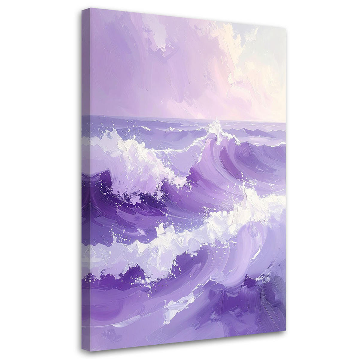 LEINWANDBILD Natur und Botanik 70x100cm - Lila, Textil (70/100cm) - Feeby