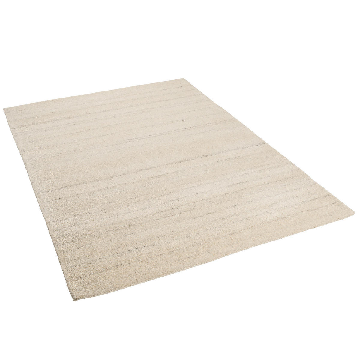 NATUR TEPPICH BERBER ARUNA MELIERT - Beige, Textil (160/230cm) - Pergamon