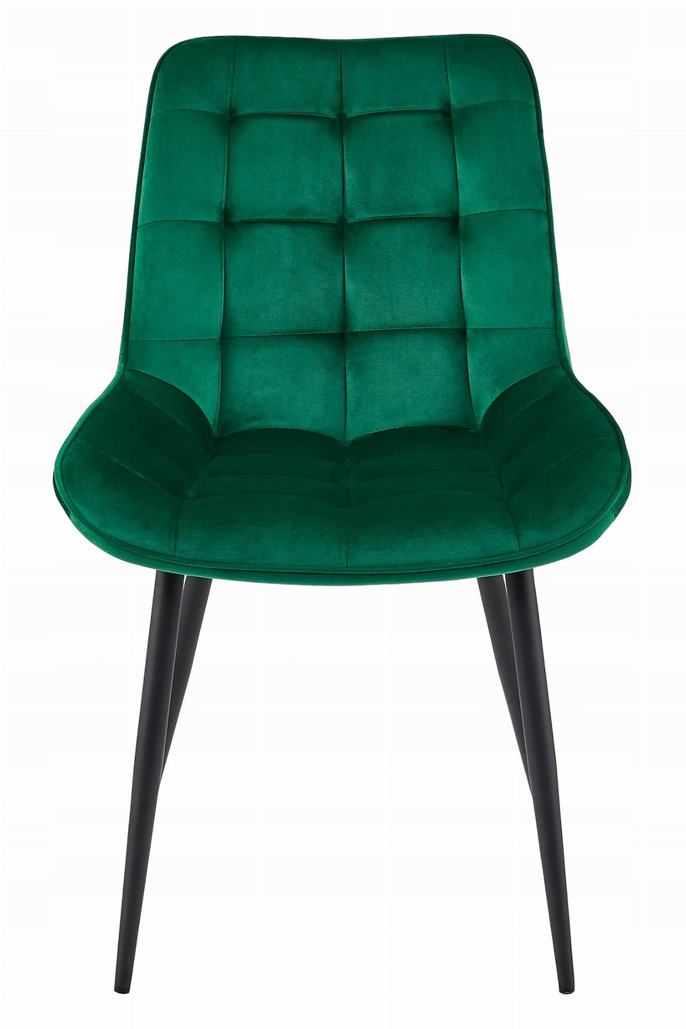 Thumbnail - Valora Esszimmerstuhl, Dunkelgrün, Textil, 3-Sitzer, 54x88x60 cm, Esszimmer, Stühle, Esszimmerstühle, Vierfußstühle