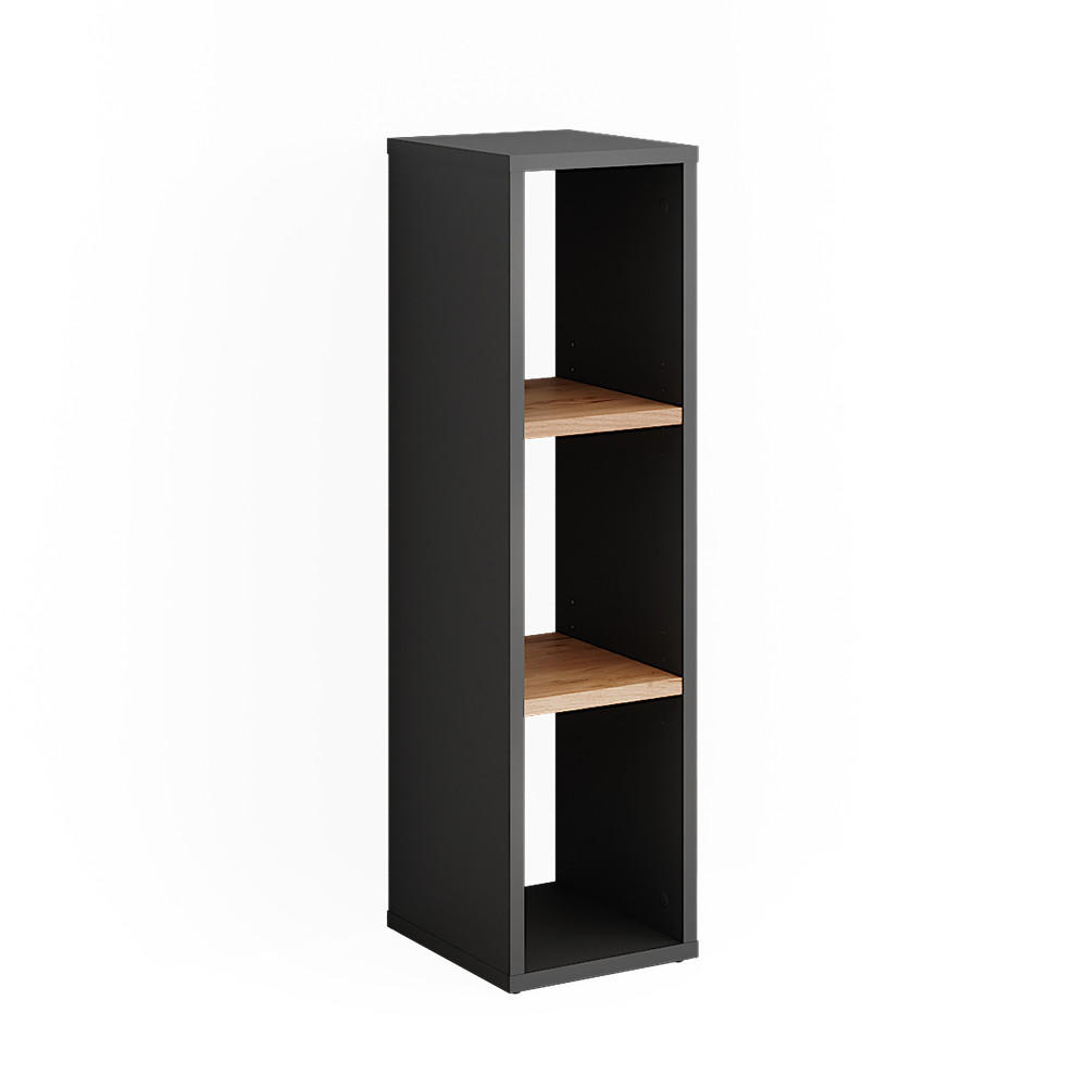 BOTNÍK Orlando Antracit/zlatý dub - antracitová, kompozitní dřevo (21.6/80.1/24cm) - Vicco