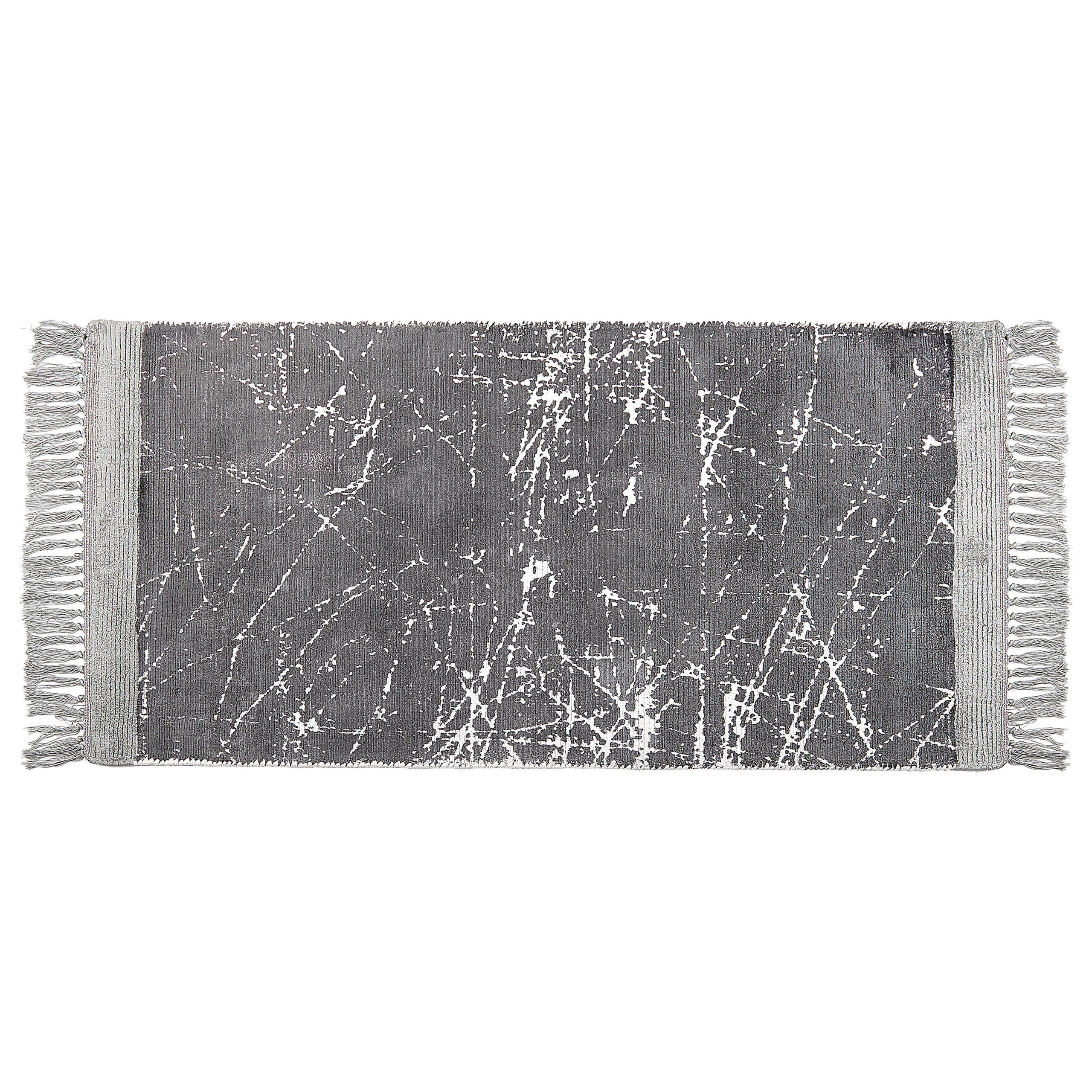 KURZFLOR-TEPPICH Hanli 150/80 cm - Grau, Naturmaterialen (80/150cm) - Beliani