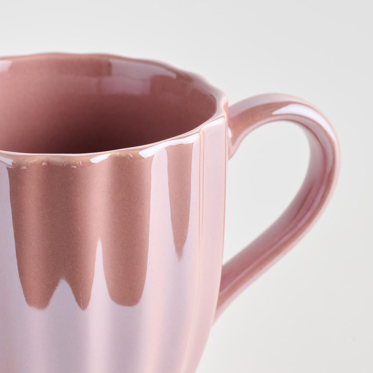 BECHER Eliso 350ml. Rosa - Dunkelrosa, Stein (0.35L) - home&you