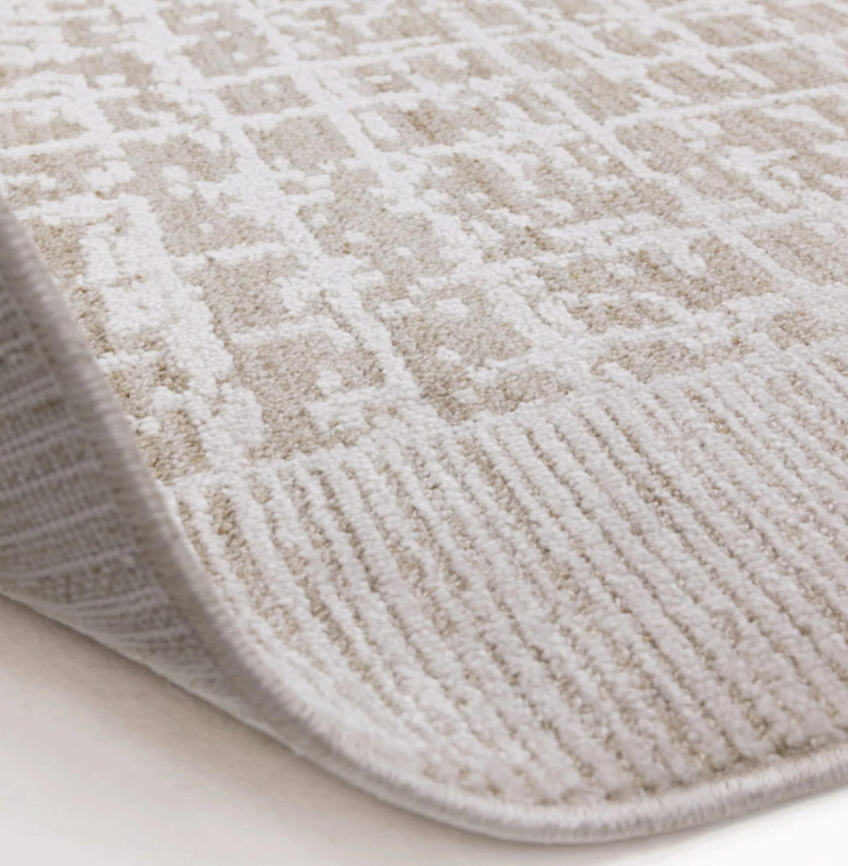 TEPPICH modern Flachgewebe CRISS Beige 200 x 300 cm - Beige, Textil (200/300cm) - Novatrend