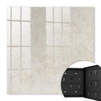 SCHLÜSSELBOX Schwarz 30x30 cm- Türöffnung nach rechts - Zarter Sandstein - Beige, Metall (30/30/5cm) - TULUP