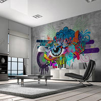 VLIESTAPETE Bunt 200/140 cm - Multicolor/Grau, Textil (200/1cm) - KUNSTLOFT
