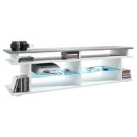 LOWBOARD Movie Platte des TV-Aufsatzes in Avola-Anthrazit - Anthrazit, Holzwerkstoff (138.5/39/37.5cm) - Vladon