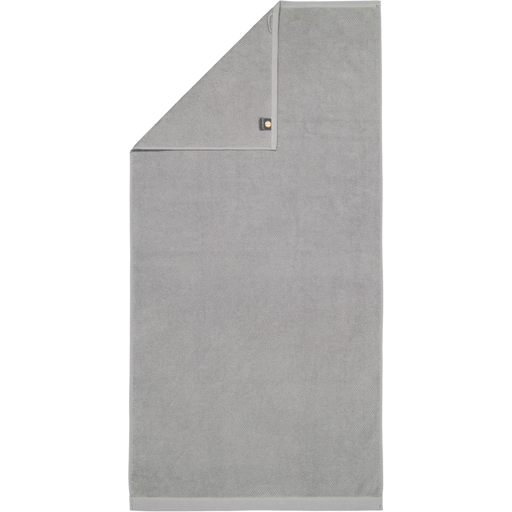 DUSCHTUCH BARONESSE KIESEL - 85 - Grau, Textil (70/130cm) - Rhomtuft