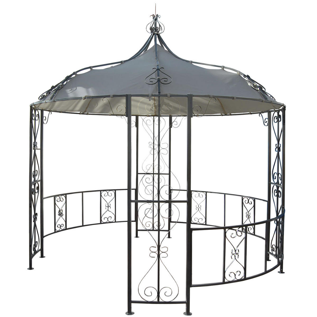 PERGOLA CABRERA Hellgrau - Hellgrau, Metall (296/330/293cm) - MCW