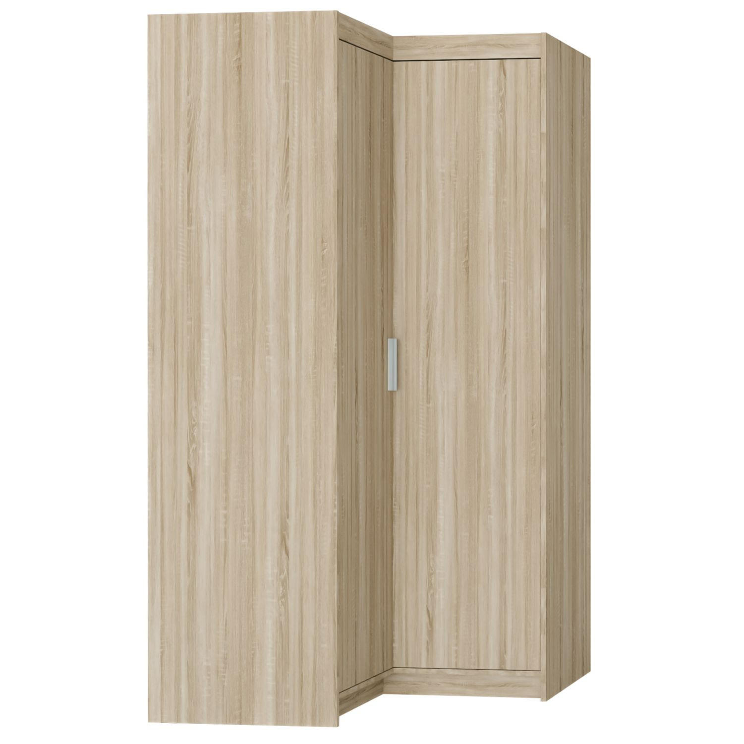 DREHTÜRENSCHRANK ELENORA 97,8/190,5/97,8cm 2-türig Sonoma Eiche - Sonoma Eiche, Holzwerkstoff (97.8/190.5/97.8cm) - MASSENO