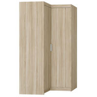 DREHTÜRENSCHRANK ELENORA 97,8/190,5/97,8cm 2-türig Sonoma Eiche - Sonoma Eiche, Holzwerkstoff (97.8/190.5/97.8cm) - MASSENO