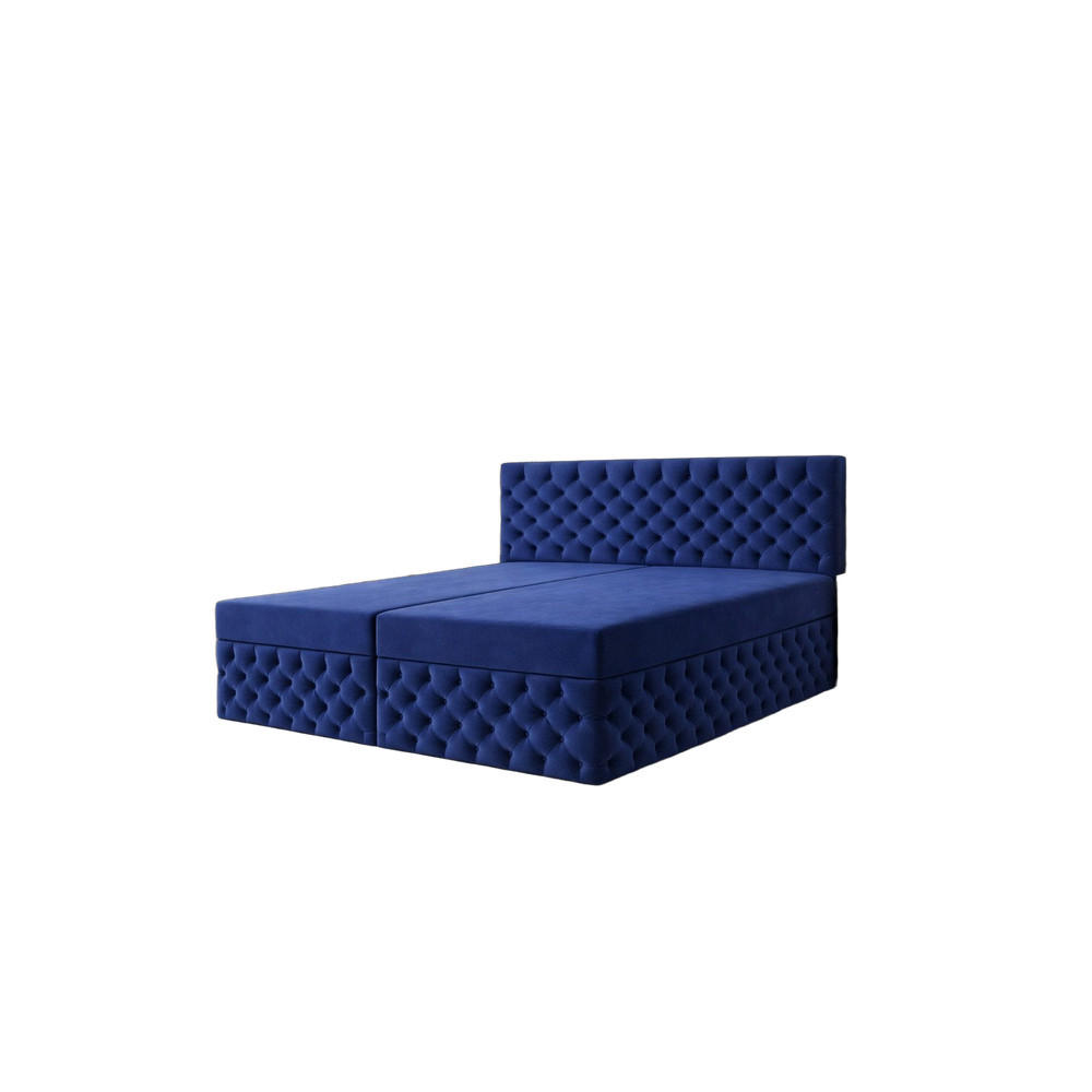 BOXBETT Figo III Dunkelblau 160x200 cm - Dunkelblau, Textil (160/200cm) - B&B Home