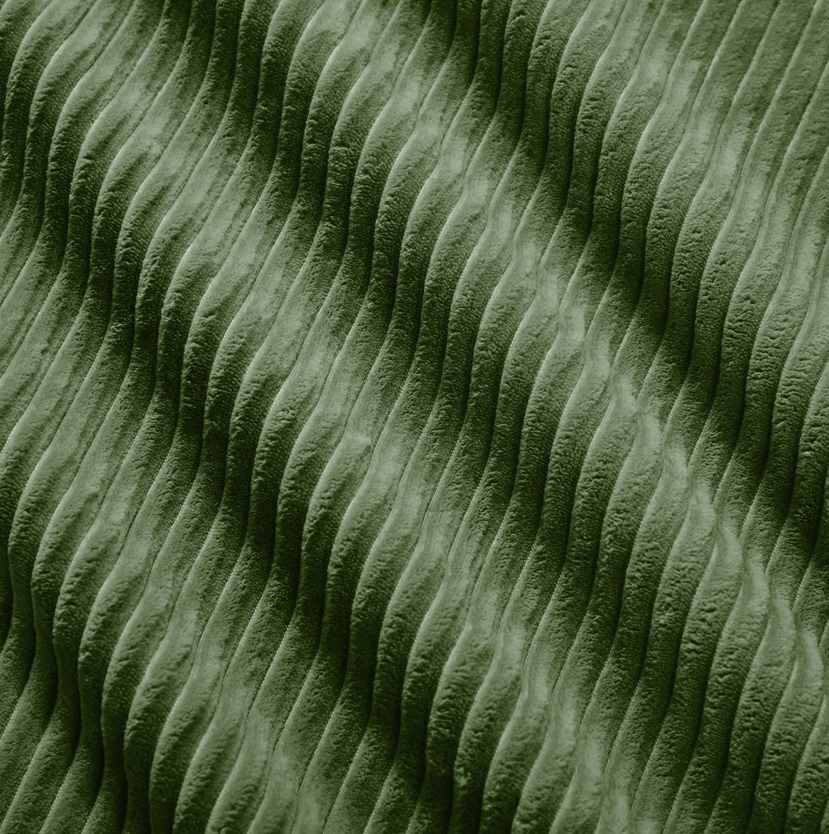 ECKSOFA modular rahmenlos aus Cordstoff Green - Grün, Kunststoff (178/75/298cm) - Meubliv