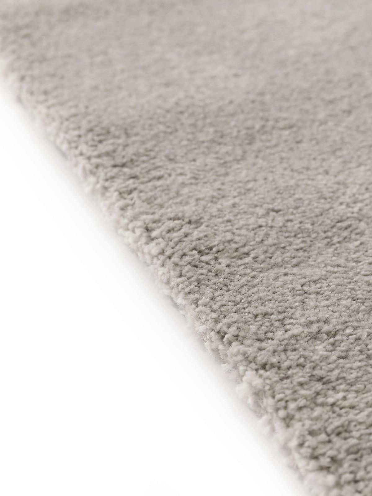 LÄUFER Tacoma Hellgrau 80x300 cm - Hellgrau, Textil (80/300cm) - benuta Nest