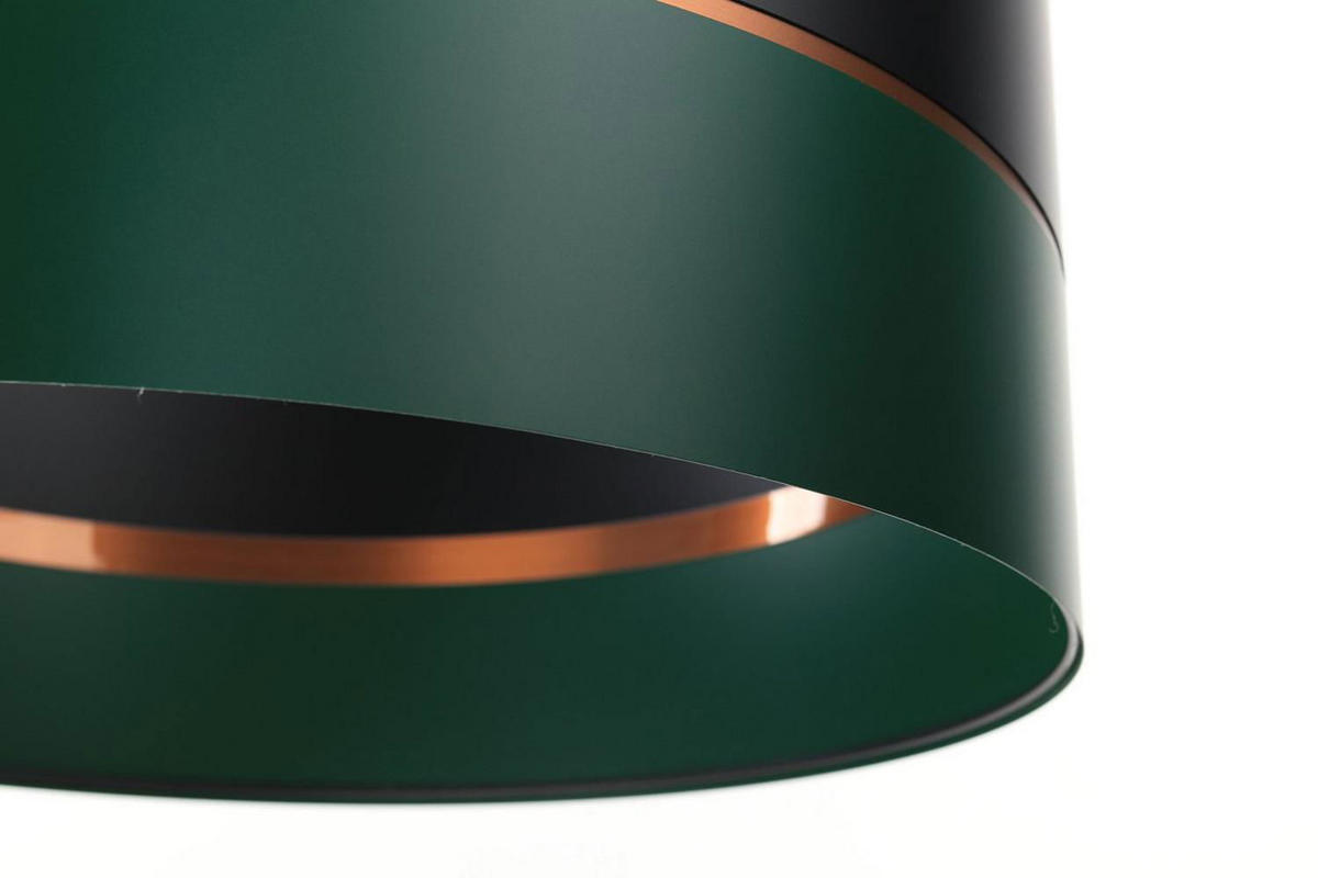 HÄNGELEUCHTE Grün 60/21 cm - Schwarz/Grün, Kunststoff (60/1.1/21cm) - ONZENO