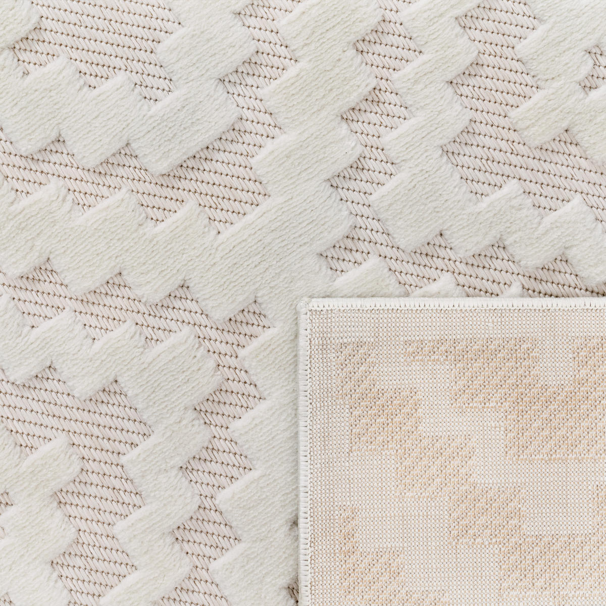 OUTDOORTEPPICH 80/150 cm Livorno 672 - Creme, Textil (80/150cm) - Paco Home
