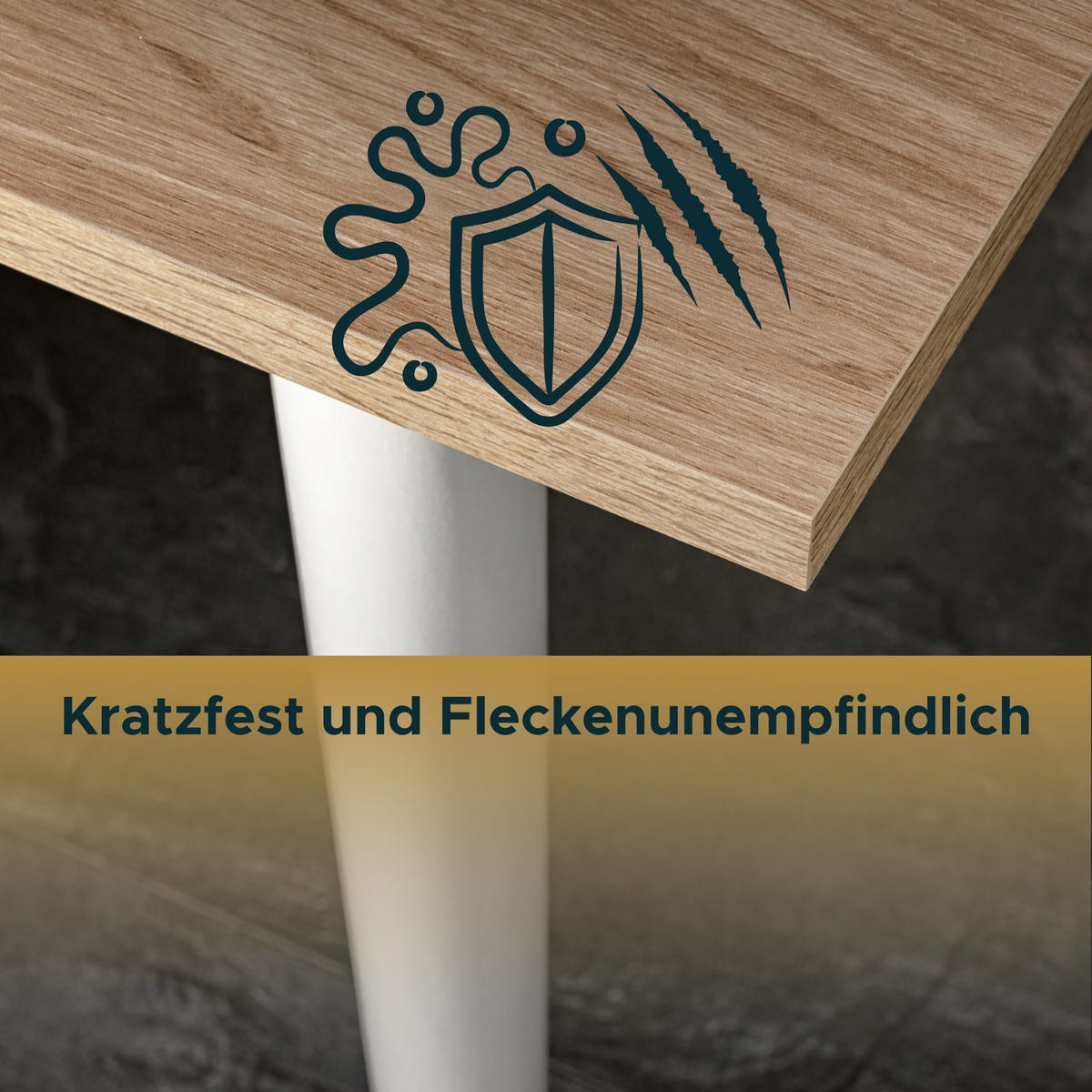 SIDEBOARD FORIO, 3 Türen, 6 Fächern, Eiche/Arktik Weiß - Eichefarben/Weiß, Holz/Holzwerkstoff (70/102/35cm) - Komodee