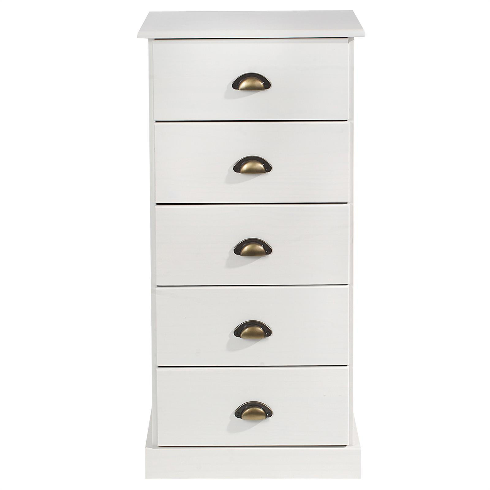 KOMMODE PARIS - Weiß, Holz (48/95/39cm) - IDIMEX