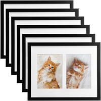 BILDERRAHMEN Galeria 9x13cm Schwarz (6tlg) - Schwarz, Holzwerkstoff (19/2/25cm) - BoMoe