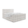 BOXSPRINGBETT Igante King Beige 140x200 cm mit Matrazen H3 & Topper - Beige, Holz (140/200cm) - Labett