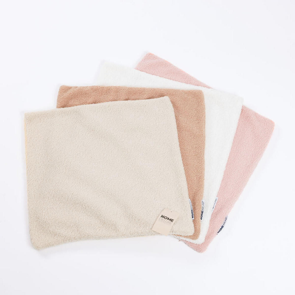 KISSENBEZUG PELO - Rosa, mit Kissenfüllung - Pink, Kunststoff (50/50cm) - Home Deluxe