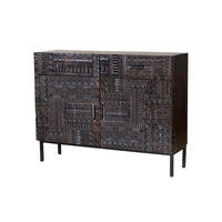 KOMMODE aus Mangoholz - Dunkelbraun, Holz (40/77/100cm) - Giner y Colomer