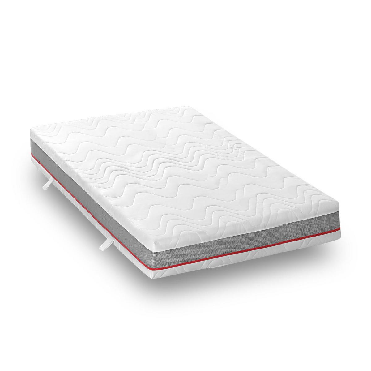 FEDERKERNMATRATZE Premium 120x200 cm - Weiß, Textil (120/200cm) - Sleezzz