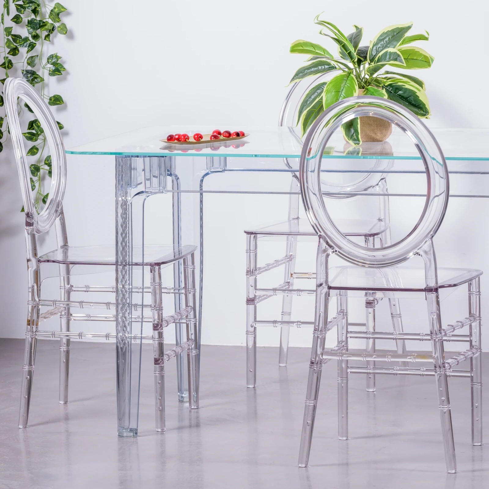 GLASTISCH Rechteckig Transparent 80/140/74 cm - Transparent, Glas (80/140/74cm) - Nest Dream