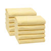 HANDTÜCHER, 10er-Set, 50x100 cm, 100% Baumwolle, Gelb - Gelb, Textil (50/100cm) - Zollner