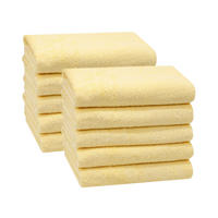 HANDTÜCHER, 10er-Set, 50x100 cm, 100% Baumwolle, Gelb - Gelb, Textil (50/100cm) - Zollner